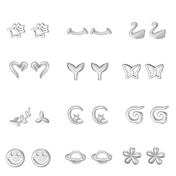 S999 Sterling Silver Cute Earrings, FESI020