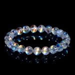 Natural Rainbow Moonstone Bracelet, 6/7/8/9/10mm